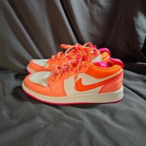Air Jordan Air Jordan 1 Low Utility GS 'Crimson Pulse' DJ0530-801 Sz 4.5Y
